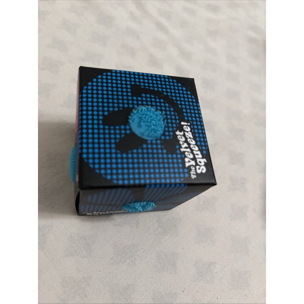 Needoh Fuzz Ball Flower Power Stress Ball BLUE